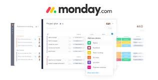 Task board on Monday.com and planning on Miro